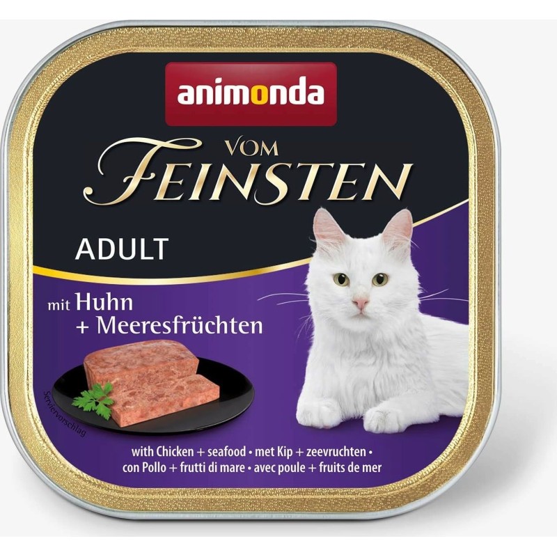 Animonda Vom Feinsten Adult Schale 100g - Huhn und Meeresfrüchte