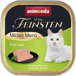 Animonda Vom Feinsten Adult Mildes Menü Pute pur Schale 6x100g - 600 g