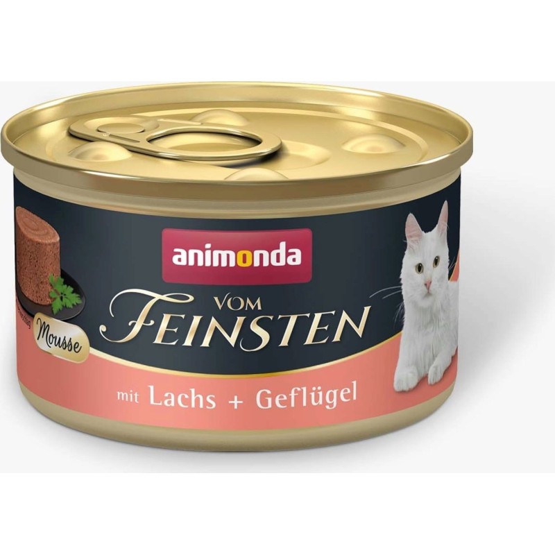 Animonda Vom Feinsten Adult Mousse Dose 85g - Lachs und Geflügel