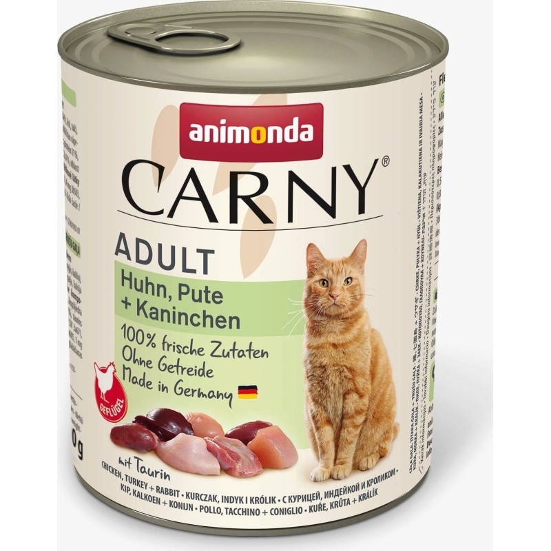 Animonda Carny Adult Huhn, Pute und Kaninchen - 800 g