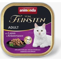 Animonda Vom Feinsten Adult getreidefrei Schale 100g - Lamm in Kräutersauce