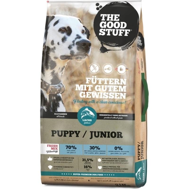 The Goodstuff LACHS Puppy/Junior Trockenfutter - 12,50 kg