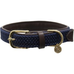 Kentucky Dogwear Geflochtenes Nylon-Hundehalsband navy - L (62 cm)