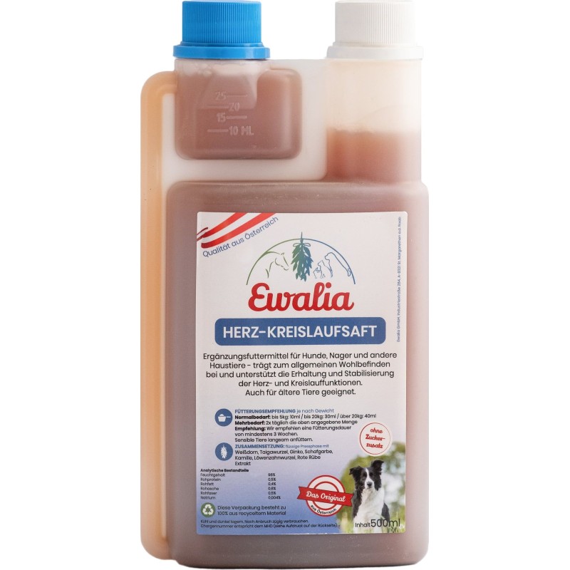 Ewalia Herz-Kreislaufsaft für Haustiere - 500 ml