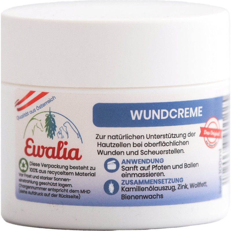 Ewalia Wund-Creme für Haustiere - 100 ml