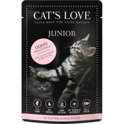 Cat's Love Katzen Nassfutter "Junior Huhn Pur" - 85 g