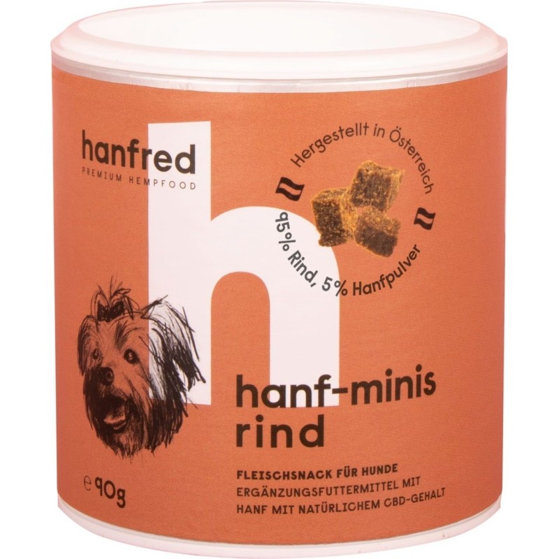 hanfred Hanf Minis Rind - 90 g