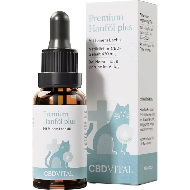 CBD Hanföl für Katzen - 20 ml