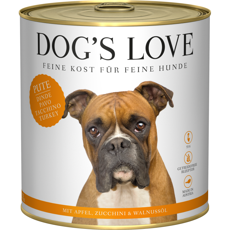 Dog's Love Hunde Nassfutter ADULT PUTE  - 800 g