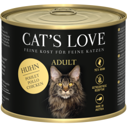 Cat's Love Katzen Nassfutter ADULT HUHN PUR - 200 g