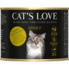 Cat's Love Katzen Nassfutter ADULT MIX KALB & TRUTHAHN  - 200 g