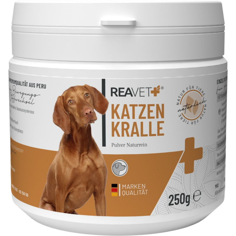 REAVET Katzenkralle Pulver für Hunde - 250 g