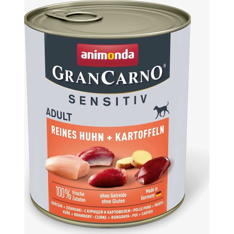 Animonda GranCarno Adult Sensitiv 800g - Reines Huhn und Kartoffel