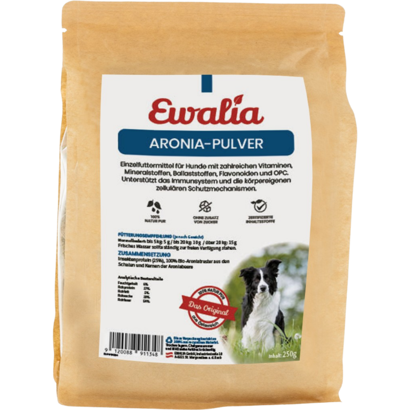 Ewalia Aronia-Pulver für Hunde - 250 g