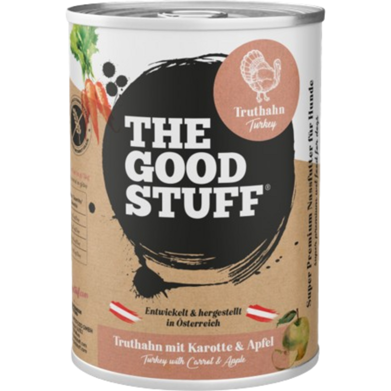 The Goodstuff Truthahn mit Karotte & Apfel Nassfutter - 400 g