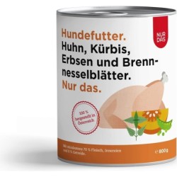 NUR DAS Huhn und Kürbis Dose 800g - 800 g