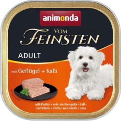 Animonda Vom Feinsten Adult Pastete Schale 150 g - Geflügel und Kalb