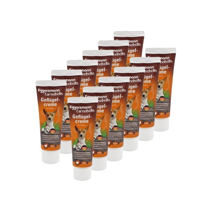 Eggersmann Carnebello Geflügelcreme 12x 75 g - MHD 07/2024