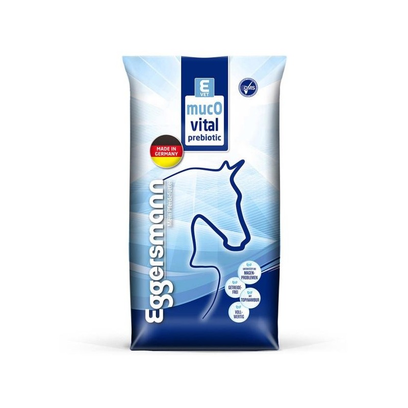 Eggersmann E-VET mucOvital prebiotic 20 kg getreidefreies Pferdefutter für Magenerkrankungen