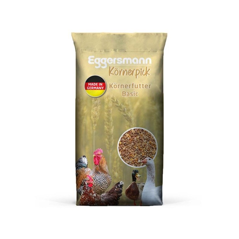 Eggersmann Körnerpick - Körnerfutter Basic 25 kg Ergänzungsfuttermittel für Geflügel