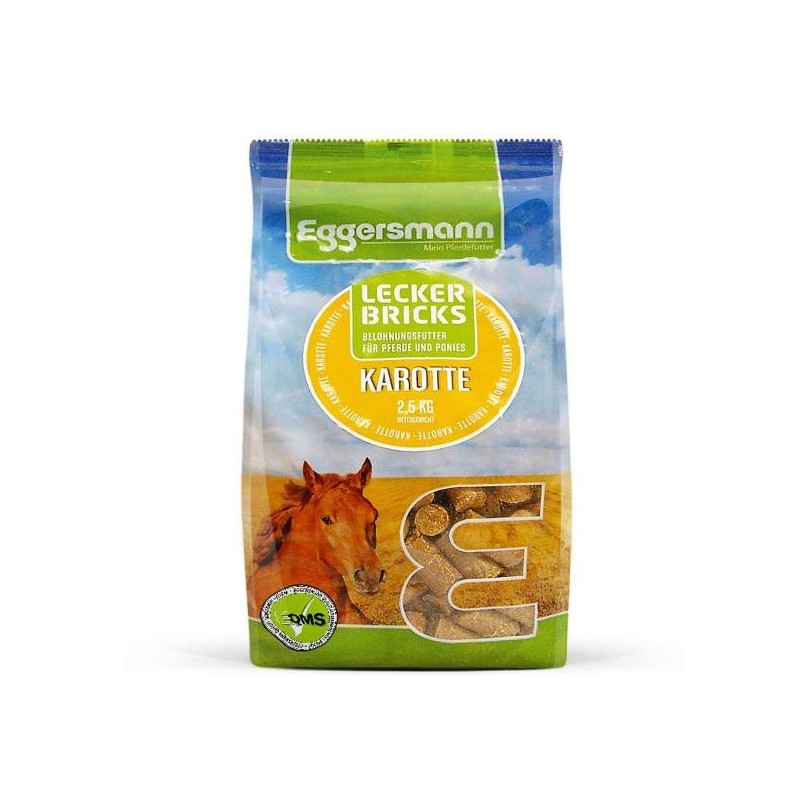 Eggersmann Lecker Bricks Karotte 2,5kg Belohnungsfutter MHD 06/2024