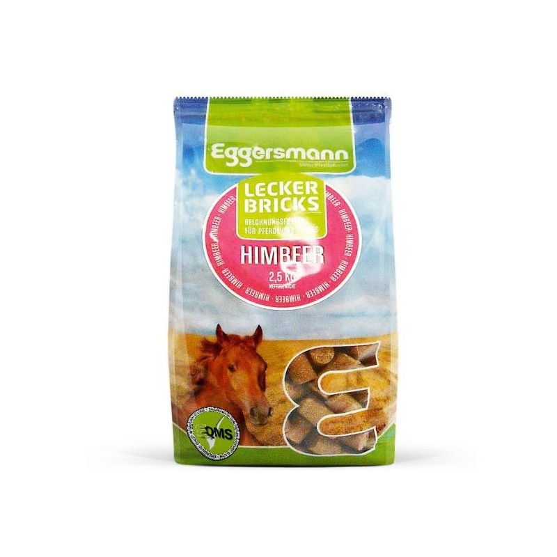 Eggersmann Lecker Bricks Himbeer 2,5 kg Belohnungsfutter - MHD 08/2024