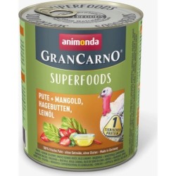 Animonda GranCarno Adult Superfoods 800g - Pute und Mangold