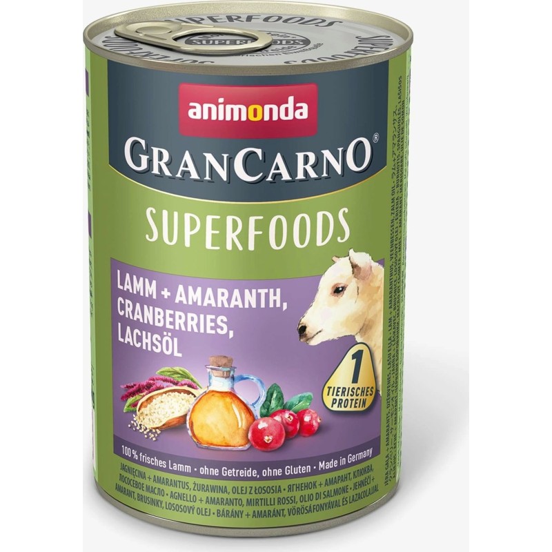 Animonda GranCarno Adult Superfoods 400g - Lamm und Amaranth