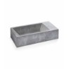 MiaCara Trogolo Outdoor Dog Bowl Concrete Dark Grey