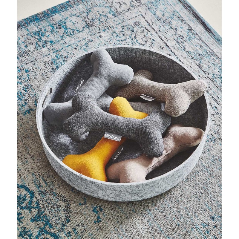 MiaCara Cesto Toy Basket Concrete