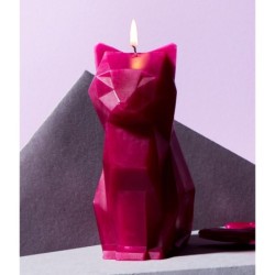 PyroPet Kisa Candle Burgundy