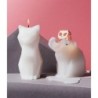 PyroPet Kisa Candle White