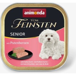 Animonda Vom Feinsten Senior Pastete Schale 150 g - Putenherzen