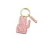 Lucky Cat Keyring Pink