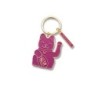 Lucky Cat Keyring Purple