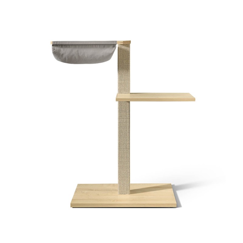 VIU-2 Cat Tree – Maple Natural / Stone grey