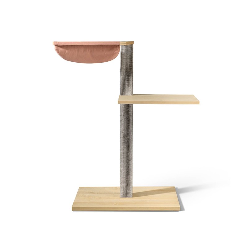 VIU-2 Cat Tree – Maple Grey / Dusty pink