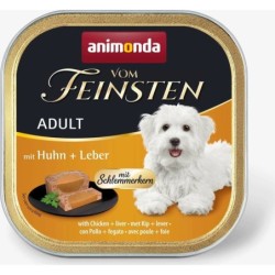 Animonda Vom Feinsten Adult Schlemmerkern Schale 150g - Huhn und Leber