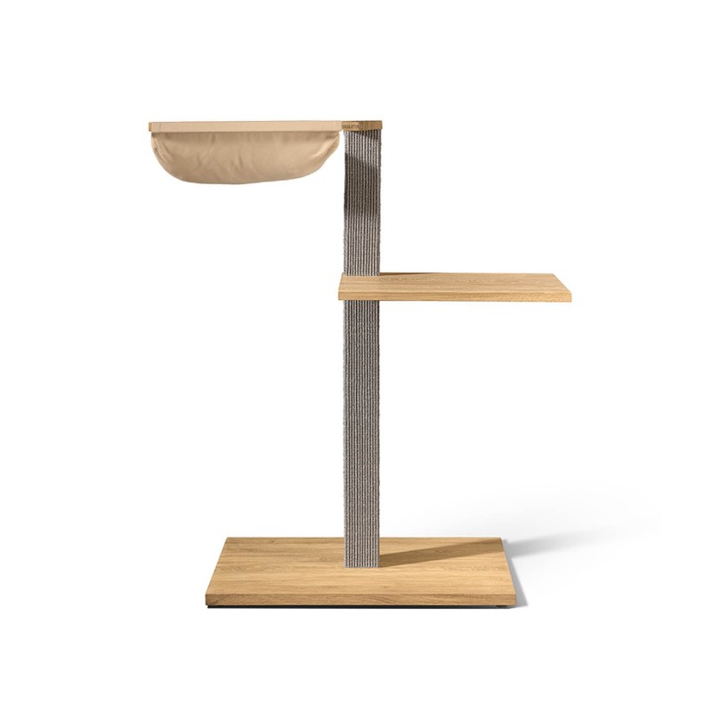 VIU-2 Cat Tree – White Oak Grey / Beach beige