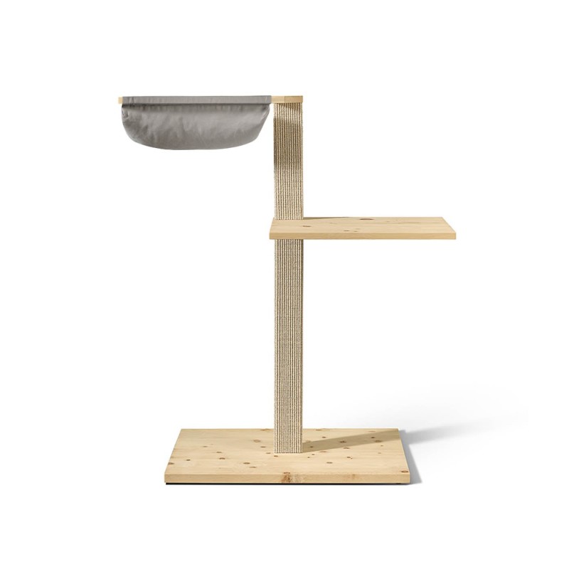 VIU-2 Cat Tree – Stone Pine Natural / Stone grey