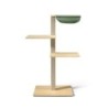 VIU-3 Cat Tree – Maple Natural / Patina green