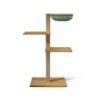 VIU-3 Cat Tree – Natural Oak Beige / Patina green