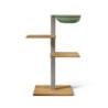 VIU-3 Cat Tree – Natural Oak Grey / Patina green