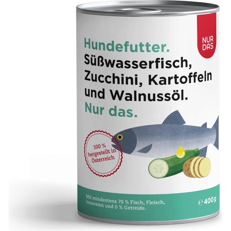 NUR DAS Fisch und Zuchini Dose 400g - 400 g