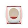 The Cube Cat Cave Ivory/Red