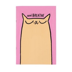 Breathe Cat A4ish Notebook