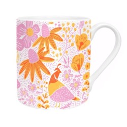 California Floral Poppies Mug