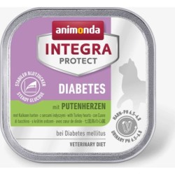 Animonda Integra Protect Adult Diabetes Schale 100g - Putenherzen