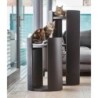 MiaCara Torre Scratching Post – Size S Ash Black/Felt Black