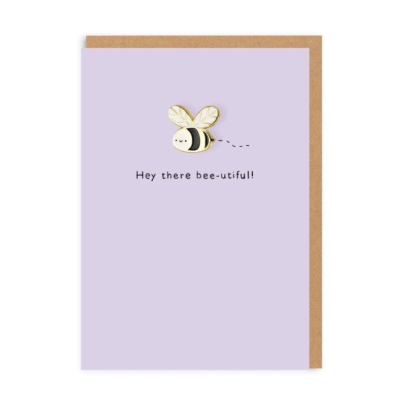 Bumblebee Pin & Greeting Card